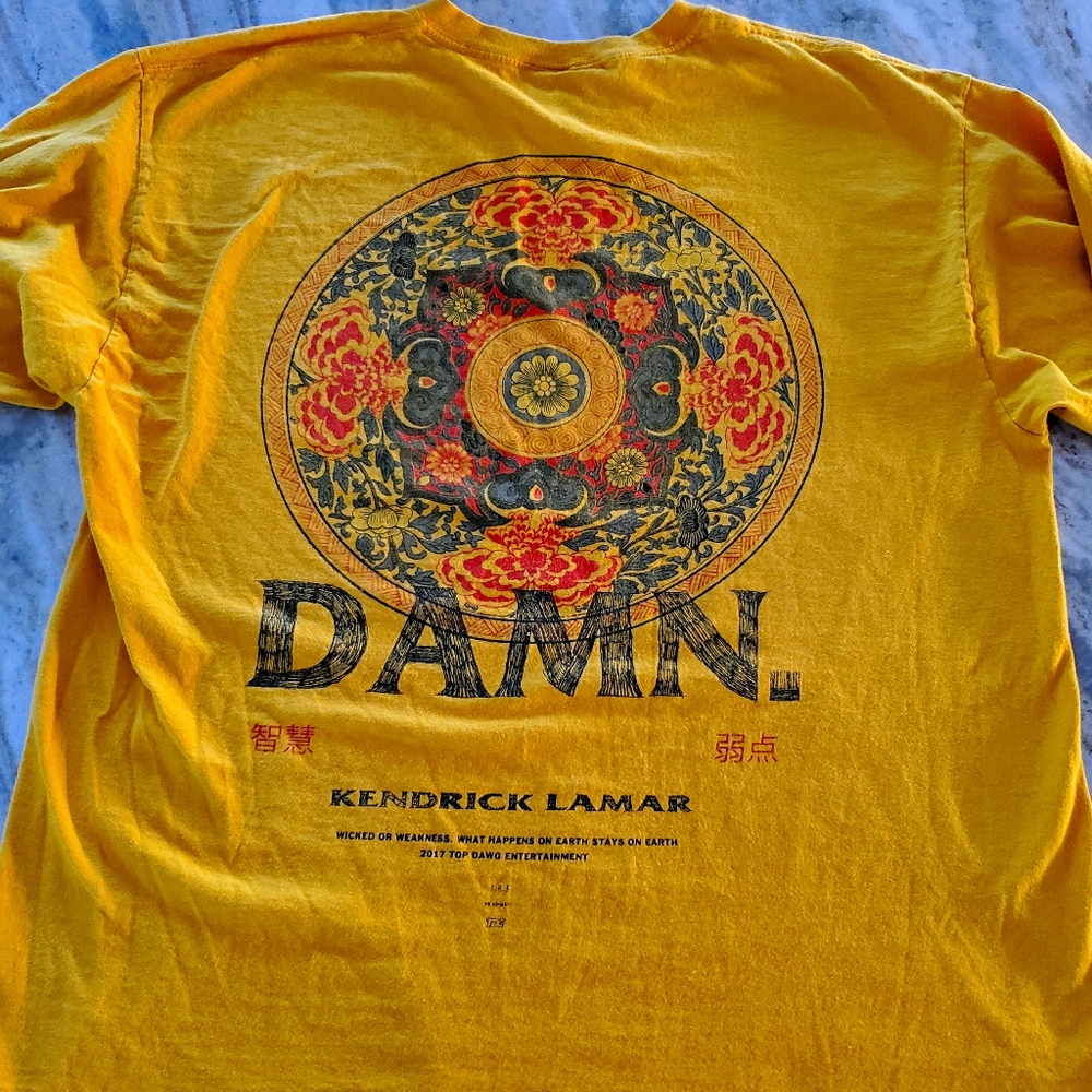 Kendrick Lamar Damn Album Tee (RARE)